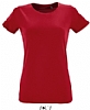 Camiseta Mujer Regent Fit Sols - Color Rojo